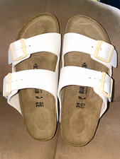 Birkenstock Arizona Eggshell/Off White Sandals Women's EU 39 picture