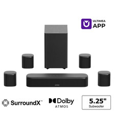 ULTIMEA 7.1 Surround Sound System for TV with Dolby Atmos Soundbar, BassMX, 420W picture
