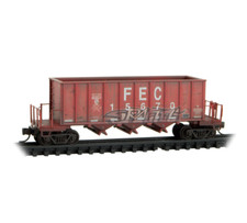 N Scale Micro-Trains FEC 43' Rapid Discharge Hopper Weathered MTL #125 45 021 picture