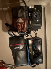old cameras lot canon and a yashica picture