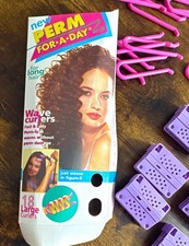 Vintage 1993 Perm For A Day Wave Curlers Lot of 36 Heatless Crimp Rollers 90s picture
