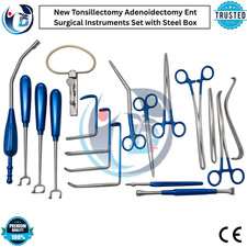 New Tonsillectomy Adenoidectomy Ent Surgical Instruments Set with Steel Box picture