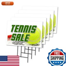 SignMission C-1824-5PACK-Tennis Sale 5 Pack 18