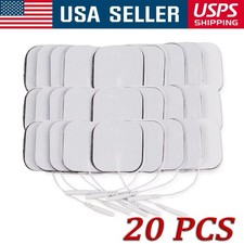 40 TENS Electrode Pads EMS Replacement Unit 7000 3000 2x2 Muscle Stimulator BULK picture