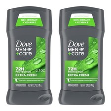 Dove Men+Care Extra Fresh Men's Antiperspirant Deodorant Stick 2.7 oz 2 Pack picture