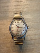 STUNNING VINTAGE Baylor Wristwatch GORGEOUS DIAL RUNNING MANUAL WIND picture