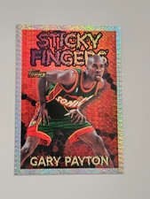1996-97 Topps - Season's Best Sticky Fingers Gary Payton #16 picture