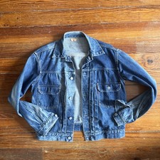 True Vintage USA 507xx 1960s Levi’s Type 2 Denim Jacket 38 40 Big E picture