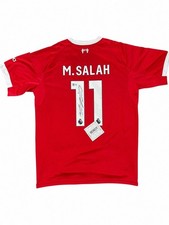 Mohamed Salah Signed Liverpool FC Jersey #11 Autographed Beckett COA picture