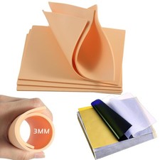 3MM Tattoo Practice Skins and Transfer Paper - 13Pcs Fake Skin and Stencil Paper picture