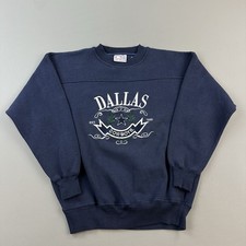 Vintage Dallas Cowboys Sweatshirt Mens Large Crable Sportswear Embroidered 90s picture