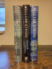 William Gibson: Blue Ant Trilogy HC 1st/1st. Pattern Rec, Spook Count, Zero Hist picture
