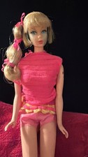 Vintage Barbie 1968 Blonde Talking Barbie with Original Swimsuit picture