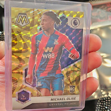 Panini 2021-22 Mosaic Premier League Reactive Gold Prizm Michael Olise RC #136 picture