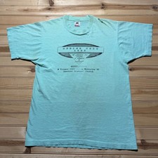 Vintage 1989 Thrashed Mexico Team Youth Ministry Baptist Church T-Shirt Large picture