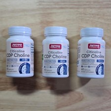 Jarrow Formulas Citicoline CDP Choline, 250 mg, 60 Capsules **3 BOTTLES** picture