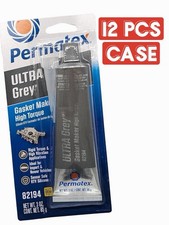 Permatex Ultra Grey Rigid RTV Silicone Gasket Maker (3.5 oz)-12 Pack picture