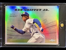 Ken Griffey Jr. TOPPS CHROME BASEBALL CARD MARINERS MINT picture