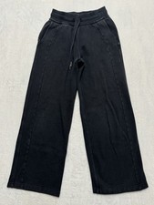 Lululemon Women’s Scuba Mid-Rise Wide-Leg Pant Black Size XXS picture
