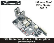 Kenmore Low Shank 1/4 Inch Quilting Foot 60615 Fits Models In Description picture