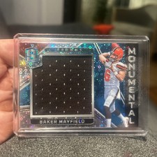 2018 Panini Spectra Rookie Monumental Baker Mayfield Disco Patch RC /99 Bucs picture