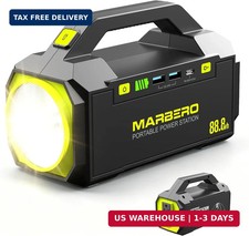 MARBERO Portable Power Station with AC Outlet 100W Solar Generator 88.8Wh picture