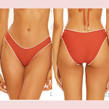 NEW $68 Isabella Rose [ Large ] Maui Hipster Bikini Bottom in Copper #5710 picture