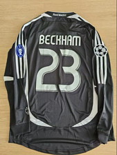 David Beckham #23 Real Madrid jersey 2006/2007 Long Sleeve Black Retro picture