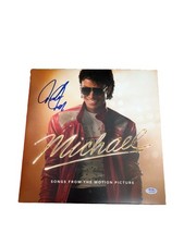 Jaafar Jackson Signed Michael Jackson Movie Vinyl LP FULL NAME AUTO PSA COA AUTH picture