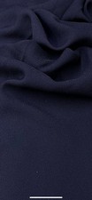 $28 for 2Yards,Med Navy Wool Crepe,Has A Drape For Ladies Cloths.Skirt&Dress#118 picture