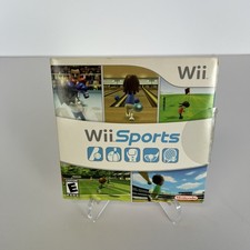 Wii Sports (Nintendo Wii, 2006) Complete CIB Sleeve Manual Game Disc picture