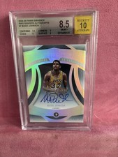 2024-25 Panini Eminence Magic Johnson Auto Ring Bearers /10 BGS 8.5 Auto 10 picture