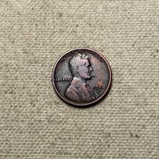 1922-D Lincon Wheat Penny Cent Fine (F) Details #JM322 picture