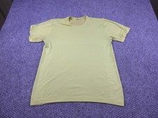 Lululemon Shirt Mens Medium Green Mesh Short Sleeve Athletic Running Tee Gym picture