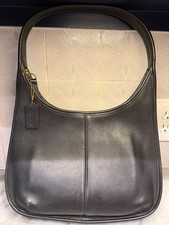 Coach MEDIUM C8P 9025 Vintage Black Leather Ergo Shoulder Bag EXCELLENT cond picture
