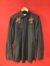 Western Cowgirl Ranchwear Shirt Vintage H Bar C (60'-70') Made in USA Size L picture