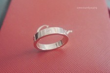 New LOVE Ring 18k Yellow Gold 3.6 mm WeddingCaterBand Size US 7 picture