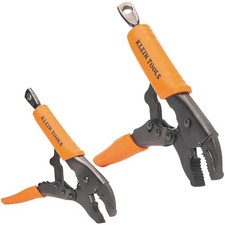 Klein Tools 38660 Locking Pliers Set, 7-Inch and 7-Inch, 10-Inch Orange picture