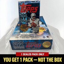 🔥 2000 Topps NFL Sealed Wax Pack (1 Pack, 10 Cards) From Fresh Box🔥 picture