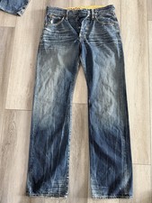 Rare Indigo Eccentrics Japanese Selvedge Denim Jeans Y2K Embroidered Distressed picture