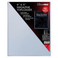 Ultra PRO 10 Count 9x11 Thick Magazine Toploader Ultra Clear Document Organizer picture