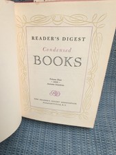 Reader’s Digest Condensed Books — Volume Four, 1956: Autumn… 1956 First Edition picture