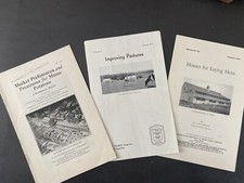 VTG 1930's Agricultural Bulletins University of Maine Extension Lot of 3 Farming picture