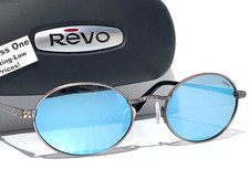 Revo PYTHON IV Antique Gunmetal POLARIZED Blue Water Lens Sunglass 1295 00 BL picture