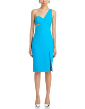 BCBGMAXAZRIA One Shoulder Cutout Dress MSRP $348 picture