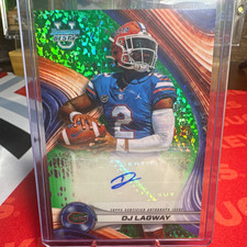 Topps 2024 Bowman's Best Univ DJ Lagway RC Auto Green Mini-Diamond /99 BOA-DL picture