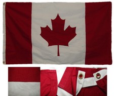 3x5 Embroidered Canada Country Premium Quality 100% Cotton Flag 3'x5' picture