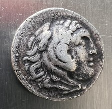 Ancient Alexander the Great AR Silver Tetrobol 5.56g MH Miletus Ionia Zeus Herc picture