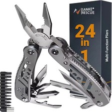 24-in-1 Professional Multitool Pliers Stainless Steel Pocket Tool with Sheath  picture