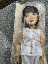 Xenis Canadian Made Jointed Wood Doll 12